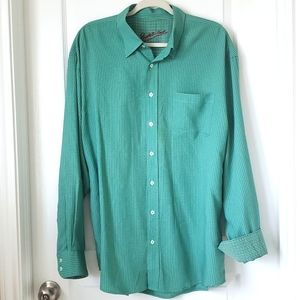 Bugatchi Sage Green Button-down Shirt XXL